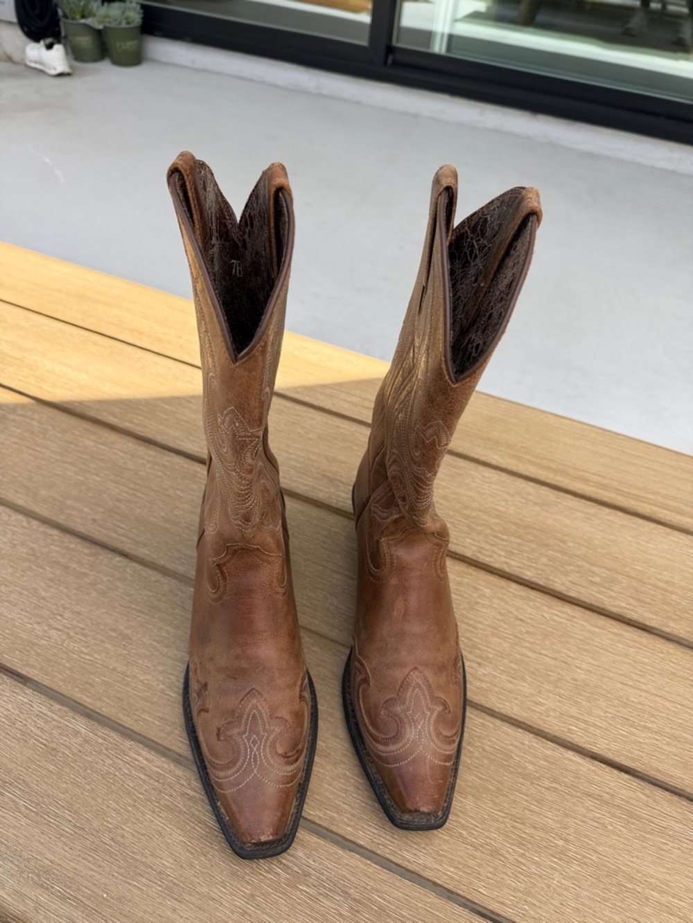 Ariat Women’s Ariat Brown Leather Western Cowboy Boots